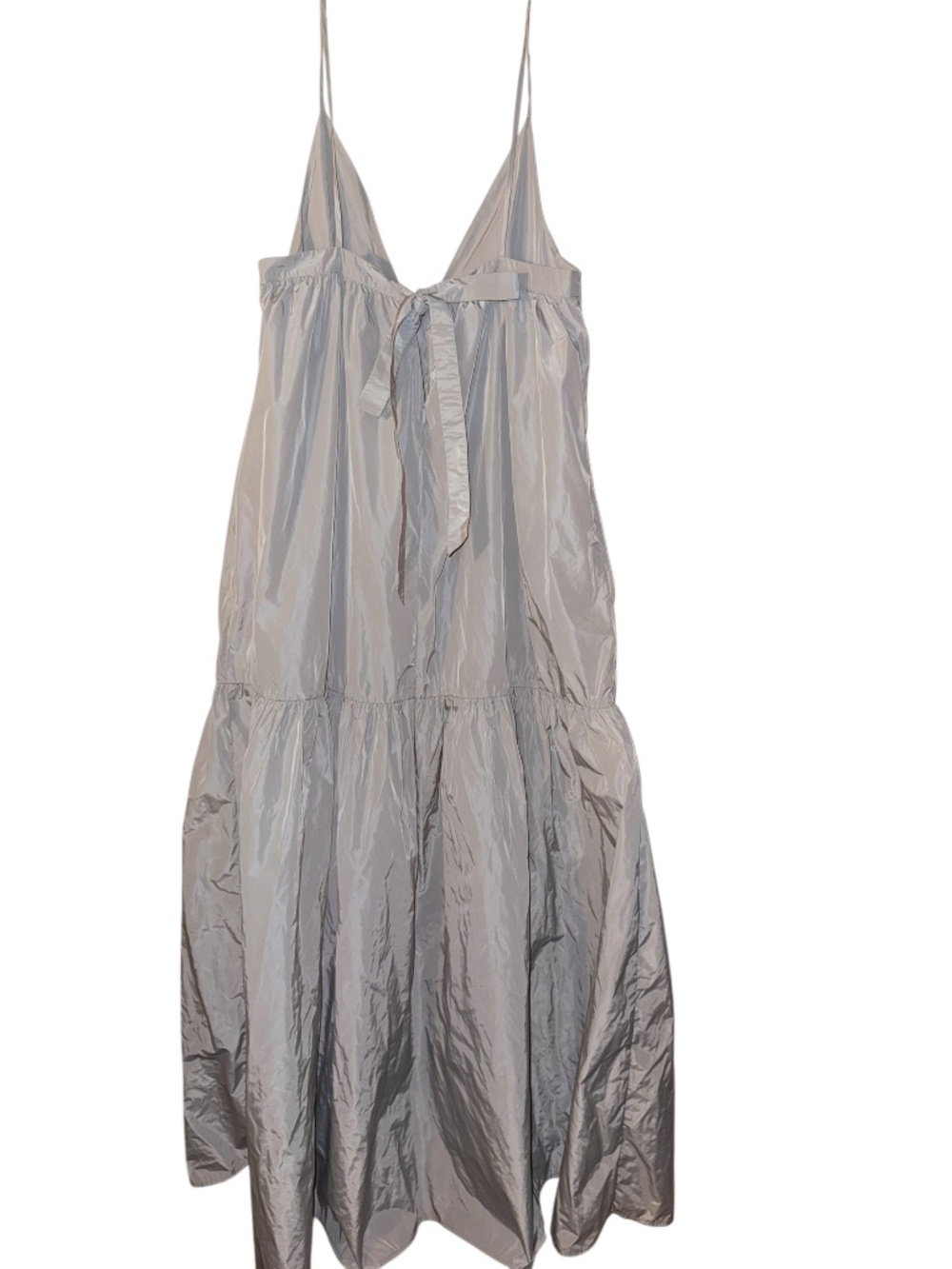Modern Citizen Oralia Taffeta Tiered Maxi Dress L - Picture 5 of 6